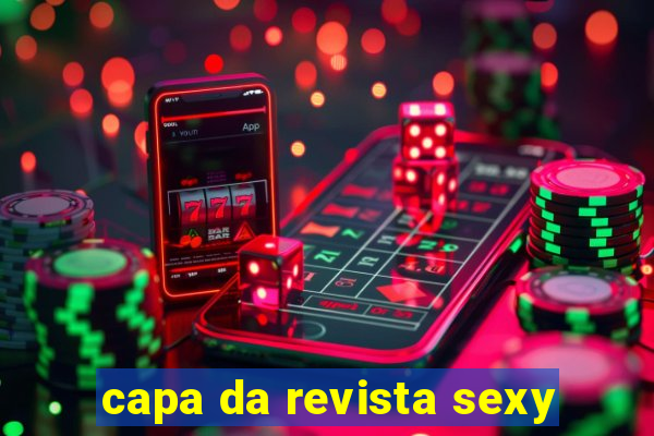 capa da revista sexy